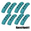 2/4/8 шт. силиконовые ручки для кастрюль, противоожоговые термостойкие зажимы для ушей, нескользящая ручка для кастрюли, кухонные аксессуары