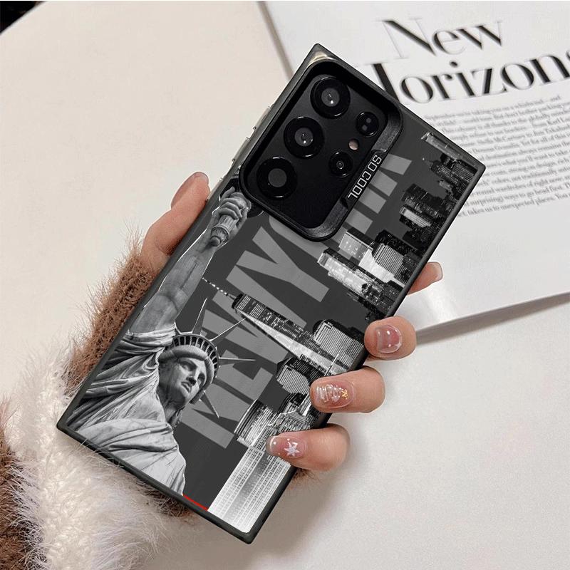 NYC Нью-Йорк Город Ударопрочный Чехол для Телефона для Samsung Galaxy S26 Edge S25 Ultra S24 FE S23 Plus S21 Чехол Защита от Падения Fundas