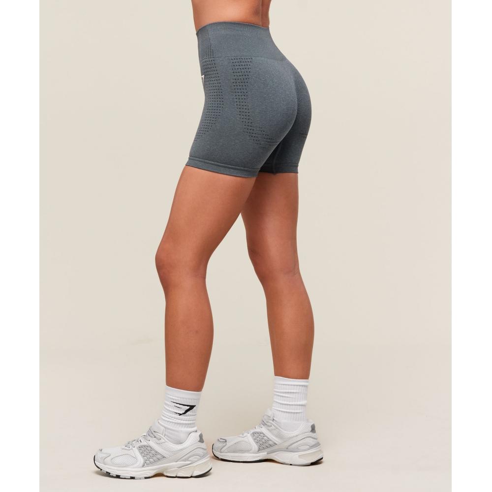 Gymshark Vital Sculpt Seamless Short Strong Grey Marl B3c4q Gcsv