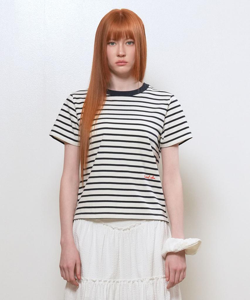 Футболка с коротким рукавом GENERALIDEA Color Block Stripe [Белый] / Gf2Lts522