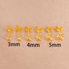 Fashion Minimalist Star Stud Earring For Women 14K Gold Plated Simple Mini Daily Temperament Star Earrings Piercing Jewelry Gift