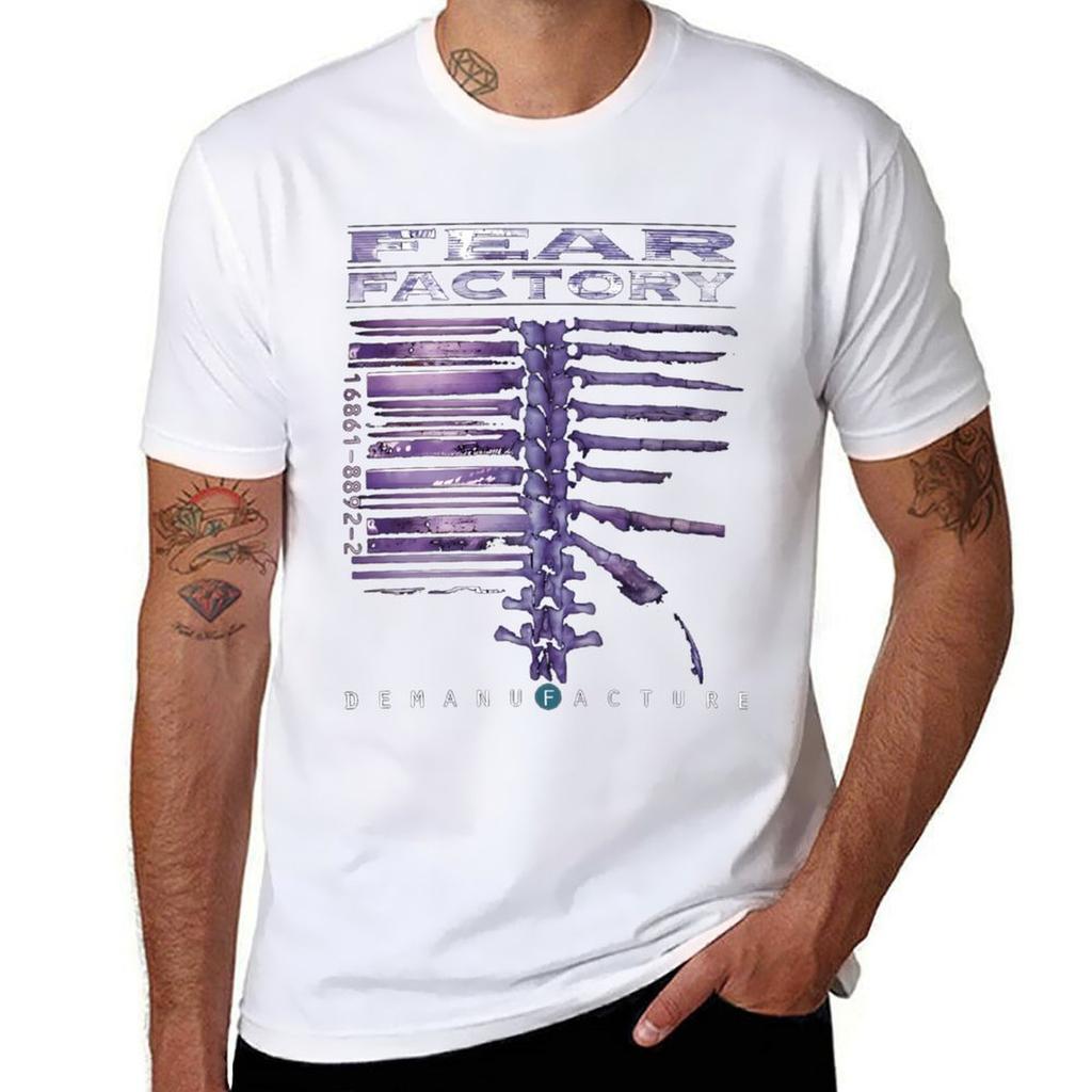 Fear Factory Deunisexufacture Tshirt Plus Size Workout Short Sleeve Top Tshirt