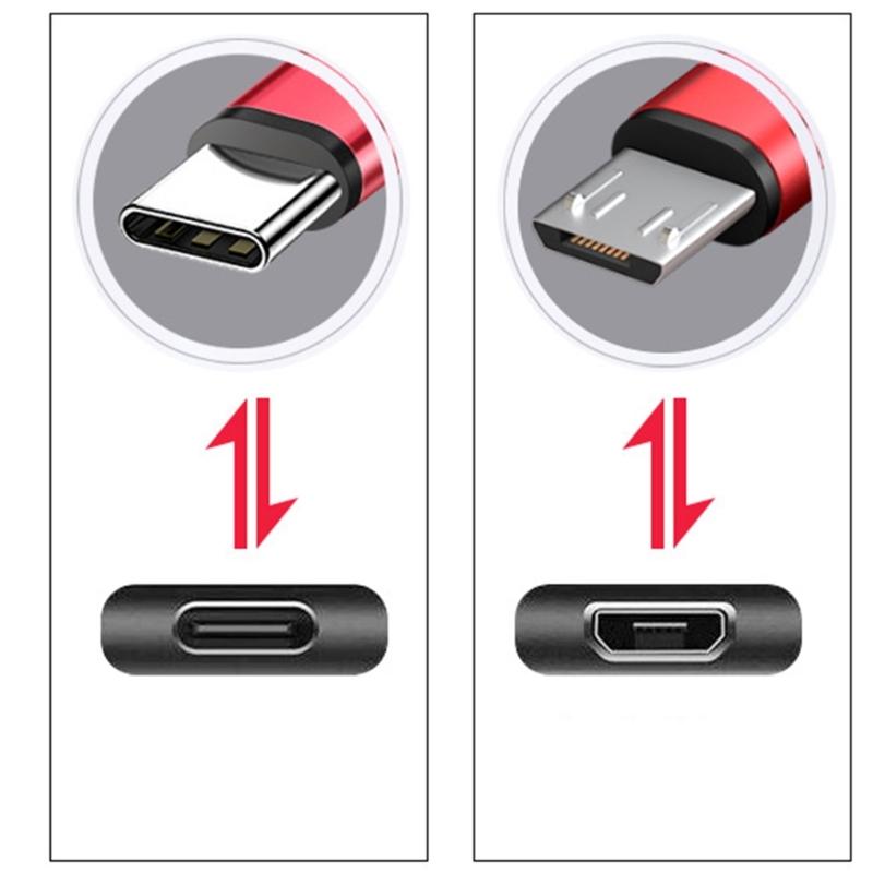 3-в-1 USB-разветвитель на TypeC + Micro USB Кабель для зарядки телефона в машине UsbC с передачей данных TypeC 2x Micro USB кабель для зарядки