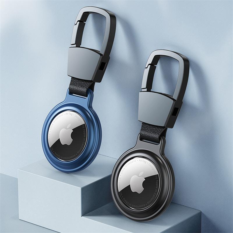 Металлический чехол для AirTag Protecto с брелоком Металлический Магнитный Ударопрочный Защита от царапин Защита от падений Накладка-чехол