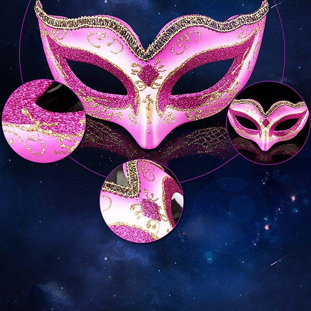 Eye Half Face Halloween Mask Plastic Makeup Props Mask Decoration Prop Masquerade Mask Toys Gifts