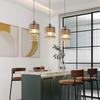 Lampe suspendue - NETTLIFE - 3 ampoules E27 - Suspension en verre - Noir - Hauteur réglable 150 cm