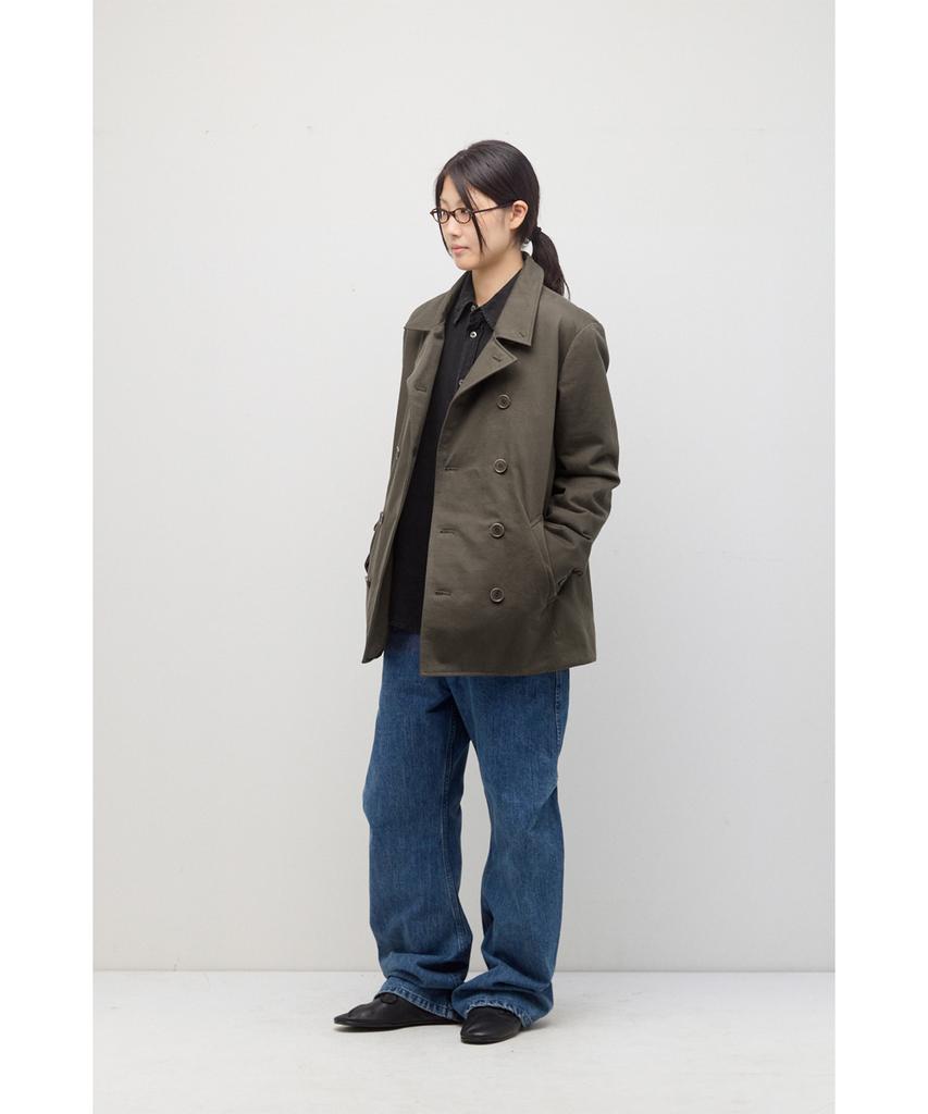 HATCHINGROOM Pea Coat Khaki