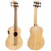 Aklot 30-inch All-bamboo Ukulele Bass with 23:1 Gear Pegs, Built-in Tuner and Preamp, Humidifier, Case, Hex Wrench, and Strap. A Rare and Highly Versa
