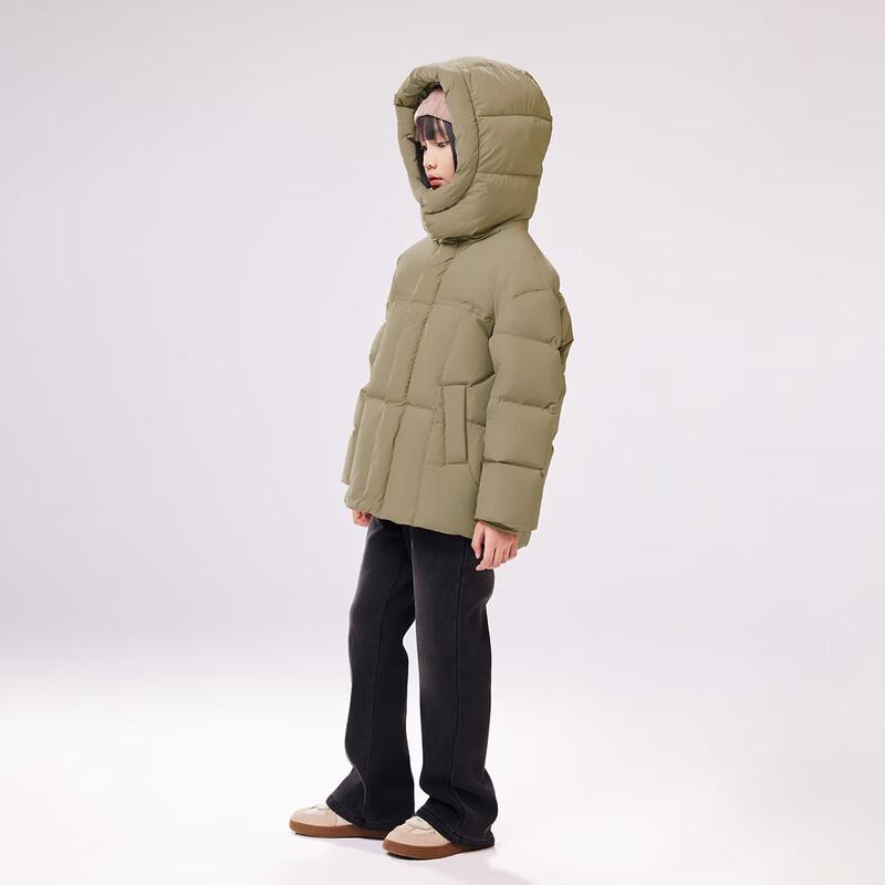 EBAER Kids' 3-Proof Winter Hooded Down Jacket