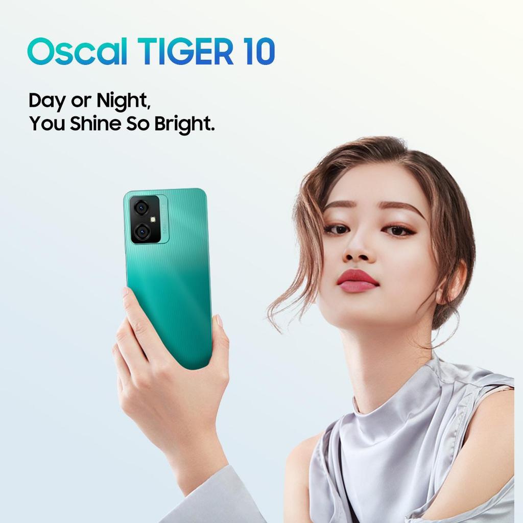 Oscal TIGER 10 Smartphone 8GB+256GB Octa Core Android 13 50MP Camera 6.6" HD+ Screen 5180mAh Cell Phone Fast Charging Phone
