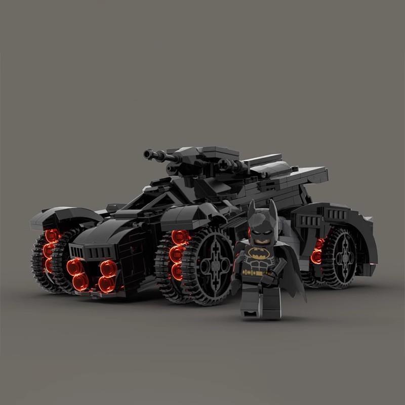 -167088 Бэтмобиль из игры Arkham Knight, сборный конструктор, элемент декора, игрушка, креативный, мужской, совместимый