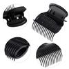 12pcs/set White Hair Dye Perm Insulation Clips Black Hot Roller Super Hair Accessories  Barber