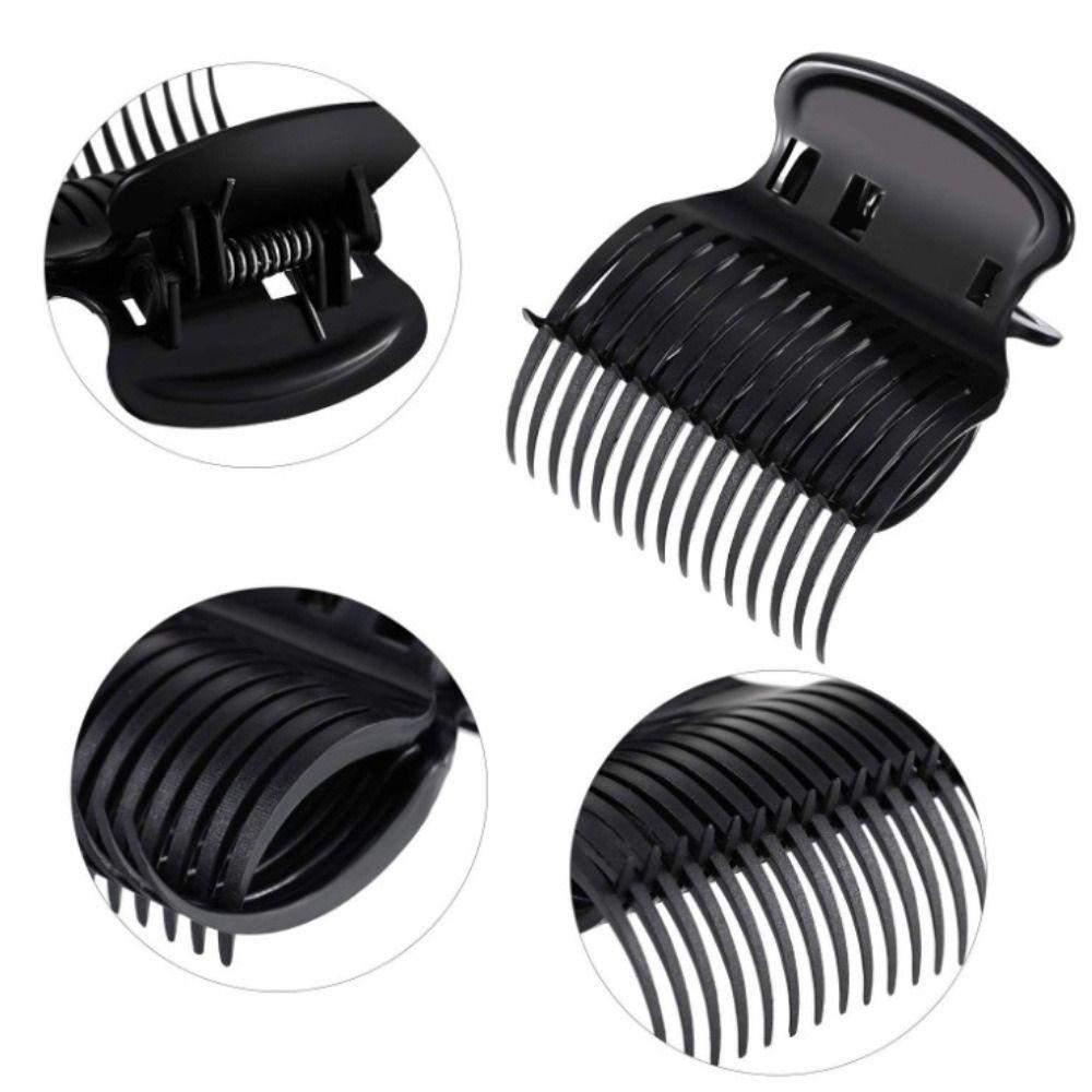 12pcs/set White Hair Dye Perm Insulation Clips Black Hot Roller Super Hair Accessories Barber