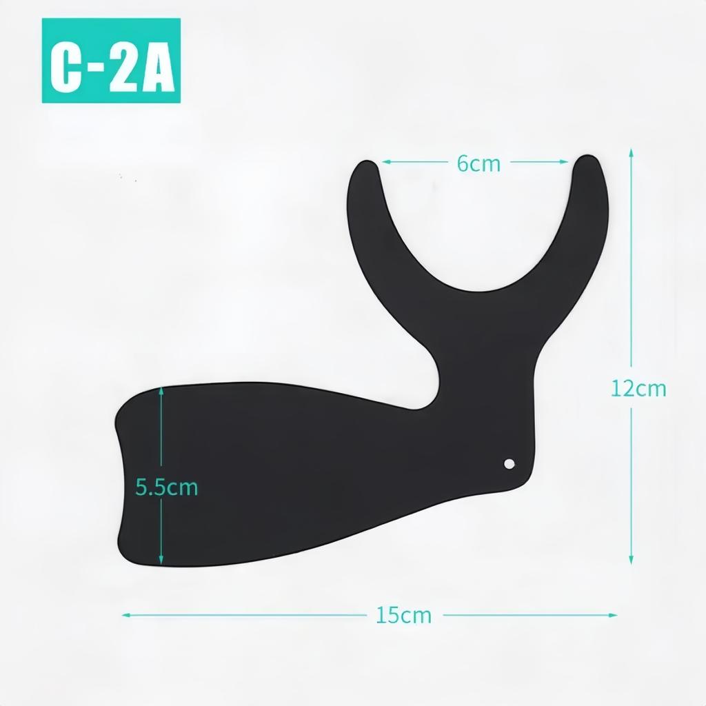 1/6Pcs Dental Autoclave Photo Contrast Board Photography Black Background Board Durable Palatal Contraster Board Oral Cheek