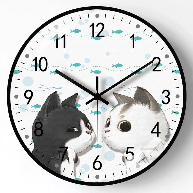 Modern Simple and Minimalist Wall Hung Clock Silent Non-ticking Wall Clock ForStudy Bedroom Living Room Bathroom