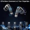 Беспроводные наушники-вкладыши Bluetooth 5.4 Стереозвук LED-дисплей Активное шумоподавление IP7 Внутриканальные наушники для спорта, тренировок, бега