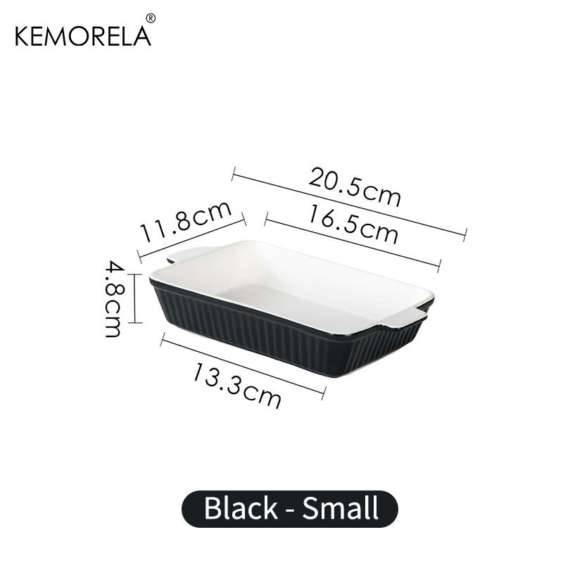 Керамическая форма для запекания, Доступна в 3 размерах Форма для лазаньи Глубокая для духовки, с ручками, Безопасная для духовки и прочная посуда для запекания лазаньи