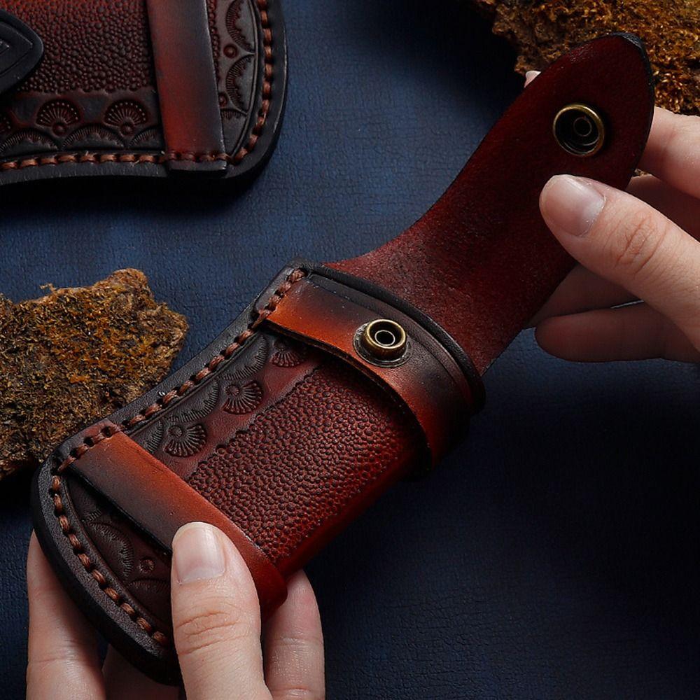 Кобура, кожаный чехол, держатель, петля для ремня, чехол для фонарика, складной нож, инструмент, переноска в лагере на открытом воздухе