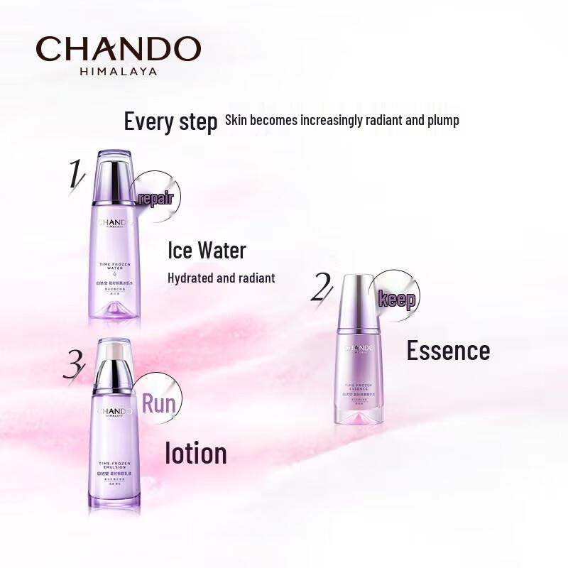 CHANDO Time-Reversing Fresh & Revitalizing 3-Piece Skincare Gift Set