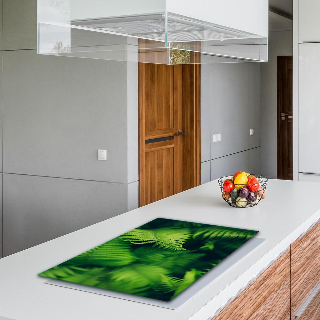 GLASS PROTECTIVE PLATE FOR STOVE 80x52 LEAVES