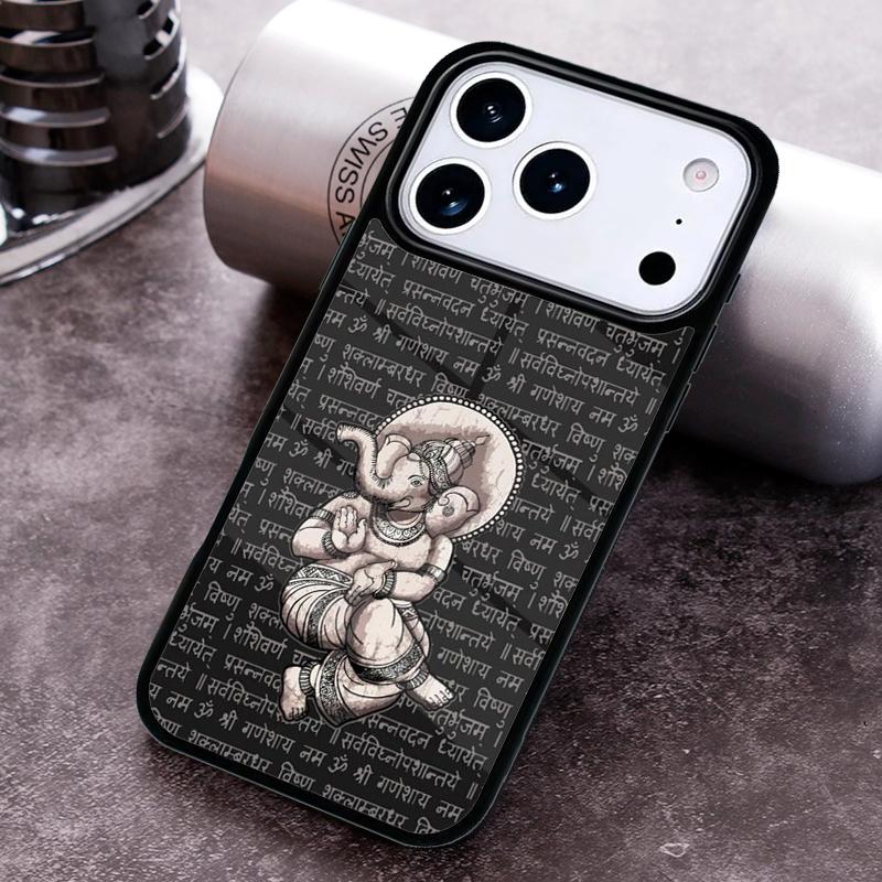 Цветочный ОМ Йога Индуистский Аум ом йага Чехол для телефона для iPhone 17 16 15 Pro Max Air 14 13 12 11 Plus Ударопрочный чехол