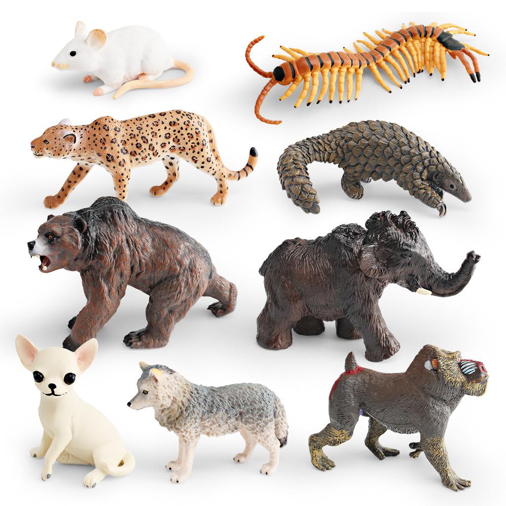 Панголины Модели диких животных ПВХ Статические фигурки для образования и коллекции