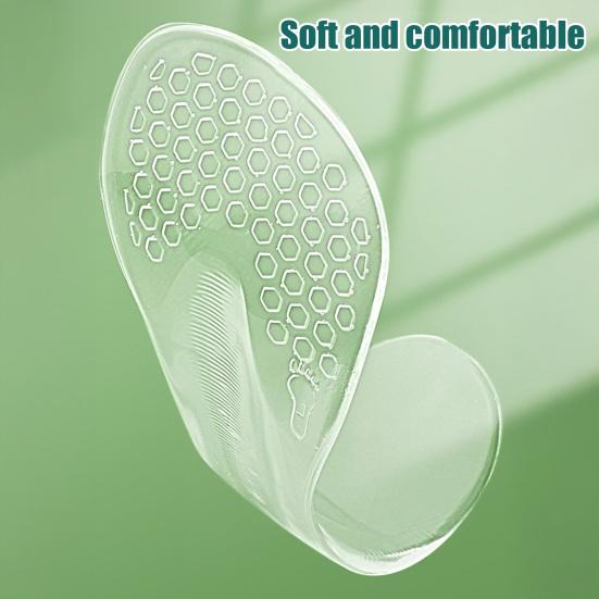 High Heel Cushion Insoles Self-Adhesive Gel Arch Support Insoles Feet And Arch Pain Relief Non-slip Shoe Insert Insoles for Sandal Flats High Heels