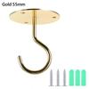 1PC Ceiling Plant Hanging Hooks Wall Mount Hangers Bracket Garden Plants Hanging Basket Hooks Home Hardware 55/65mm