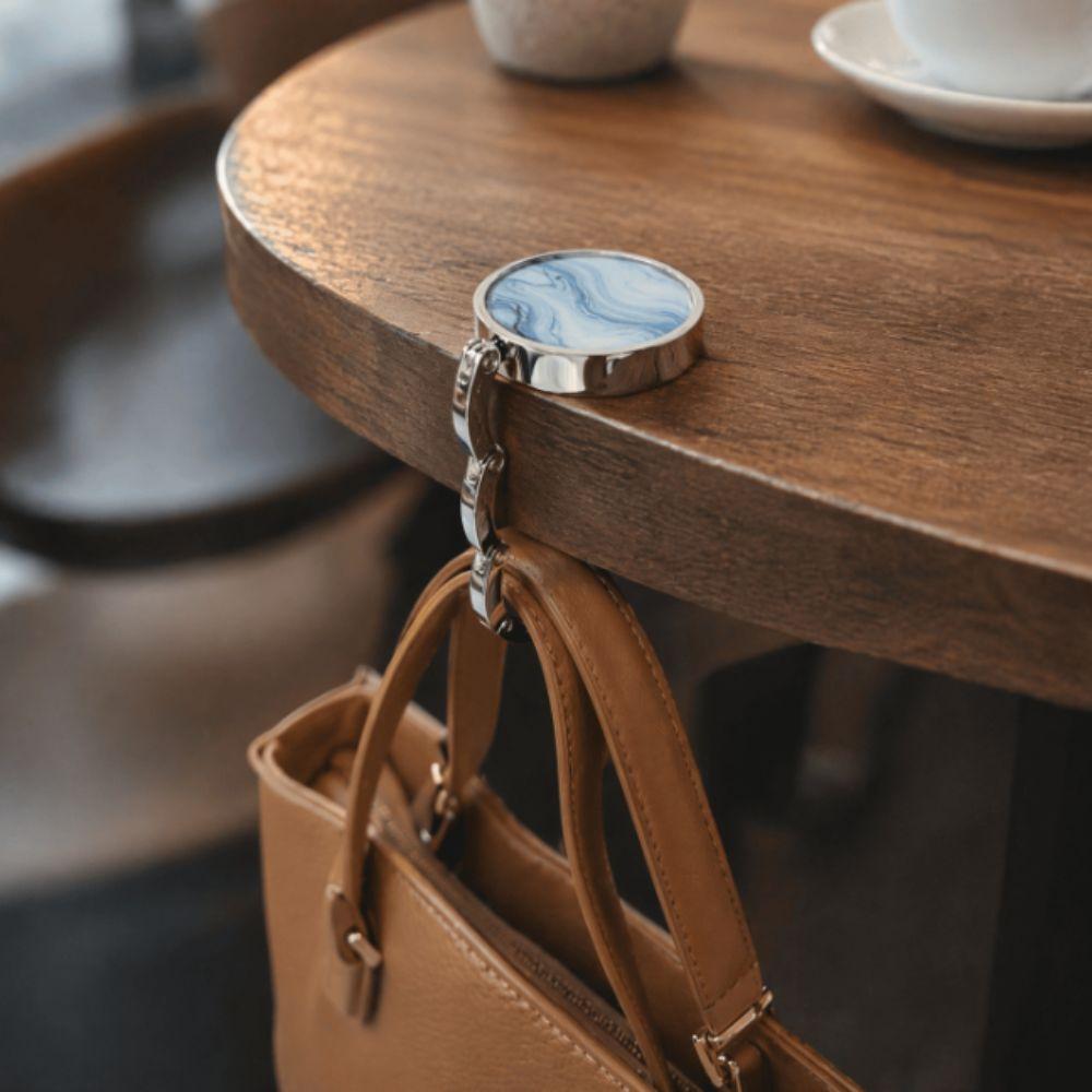 Portable Purse Hook Folding Bag Hanger Foldable Design Table Handbag Holder Outdoor Activities