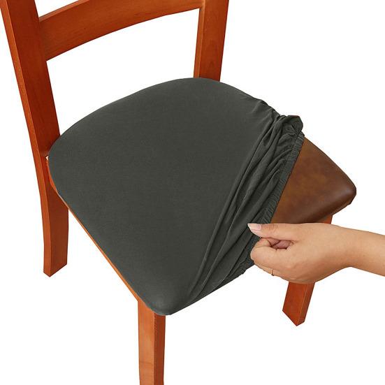 Chair Cover for Chairs Fans Bedside Tables Buckets Elastic Fabric Regularly Fit DIY Multi-Use Protector Washable Reusable Chair Seat Pad Sleeve