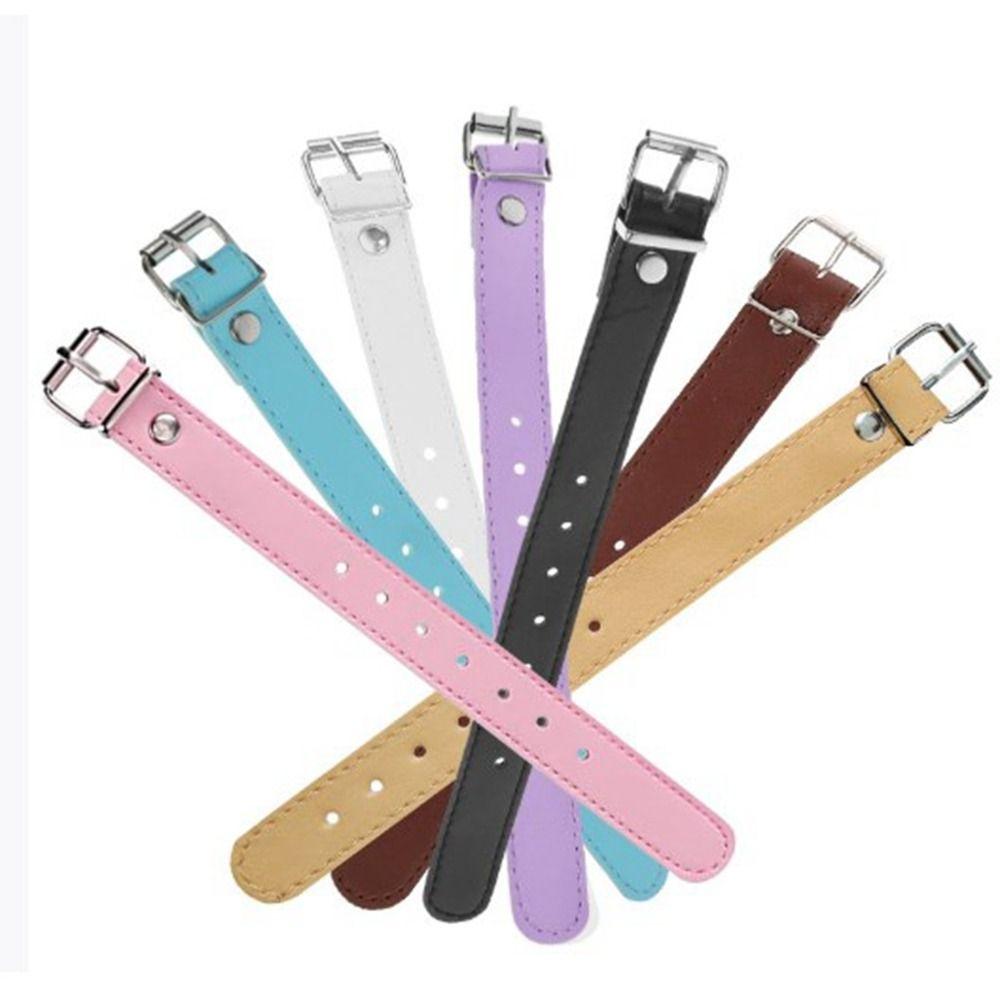 1pair Leather Cargo Rattan Baskets Replacement Children's Bicycle Buckle Belt  Hardware Accessories