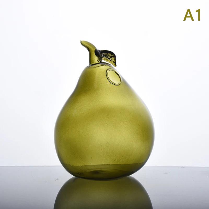 4 стиля ваза для цветов в форме граната, лесного ореха, груши, тыквы, креативная, милая, стеклянная, для домашнего стола, полка, передняя часть, украшение для сада