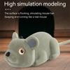 Wireless Simulation Mouse Cat Toy for Indoor Kitten Remote-Controlled Cat Toy Soft Flocking Mouse Kitten Training