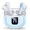Беспроводные Bluetooth AI 2026 Новейшие Bluetooth HiFi Звук До 36 часов Светодиодные IPX7 Компактные и Совместимые с iOS и Web и Черные Наушники