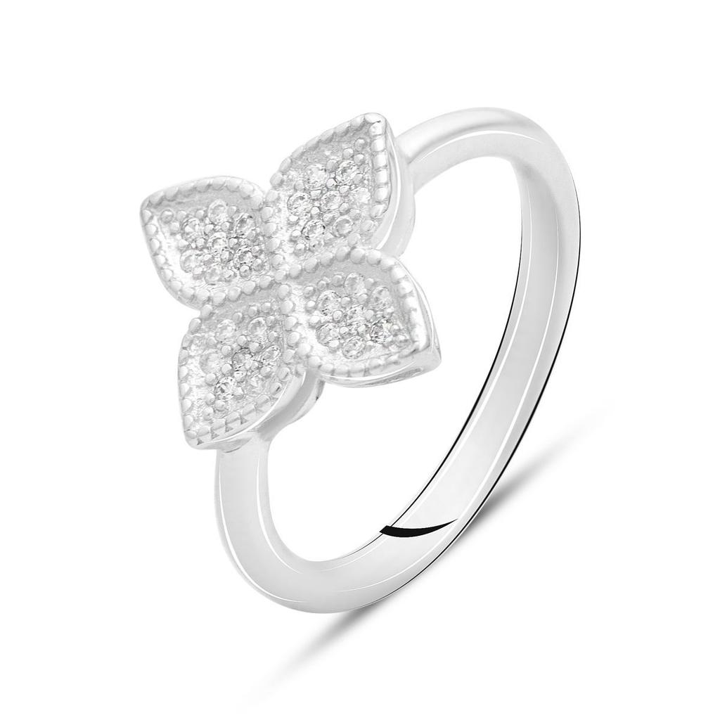 Серебряное кольцо с фианитами (2142539)