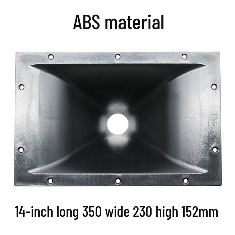 4-14 inch Speaker Tweeter Horn Driver Flat/Screw Mouth Plastic Horn