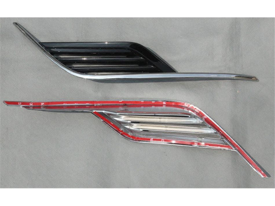 Fog Light Eyebrow Frame for 2016-17 Qashqai - Front Fog Light Cover Decoration