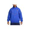 Club Stand Collar Warm Versatile Fashion Jacket Men Jacket Bright-Blue FJ7508-452