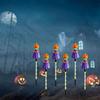 Solar LED Halloween Pumpkin Lantern for Outdoor Garden - Waterproof Decoration