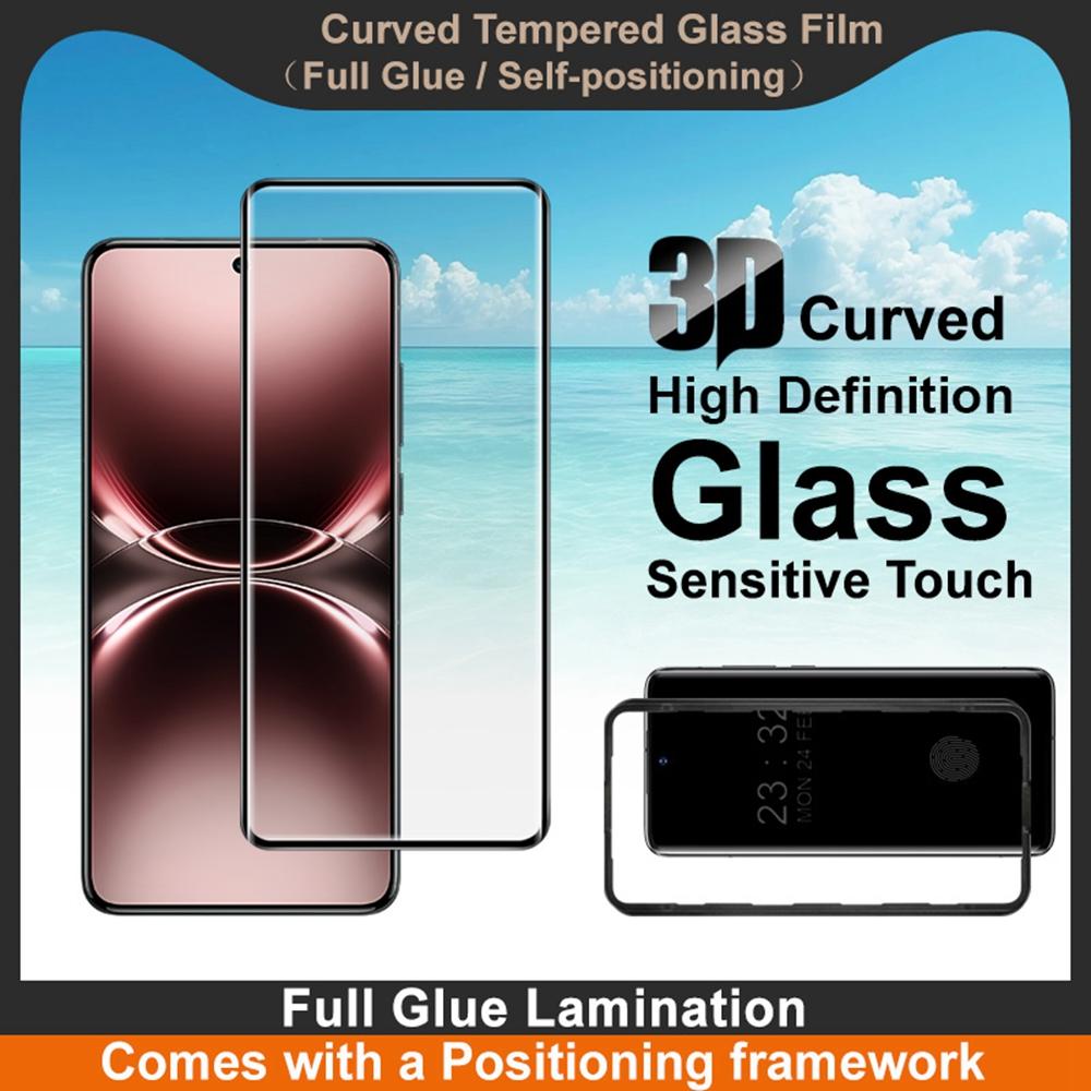 IMAK For Vivo X200 Ultra 5G Screen Protector Full Glue 3D Curved Tempered Glass Film with Positioning Frame