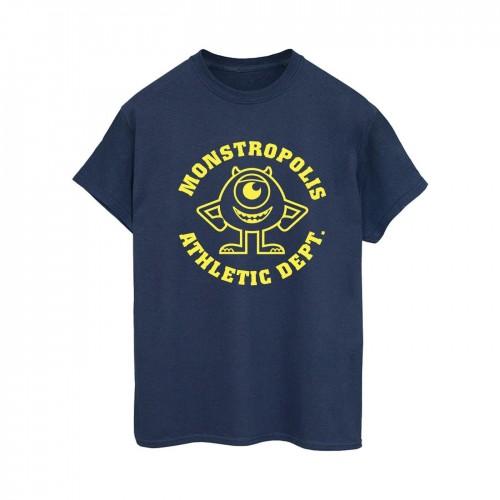 Disney Womens/Ladies Monsters University Monstropolis Cotton Boyfriend T-Shirt