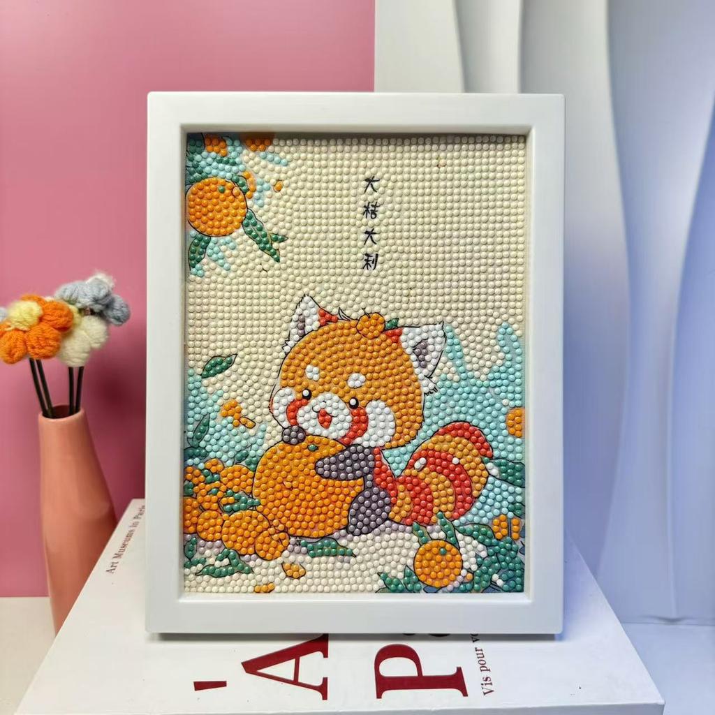 Детская Алмазная Живопись В Рамке Ручной Работы Сумка с Материалами Sanrio Алмазная Паста Живопись Концентрация Игрушка