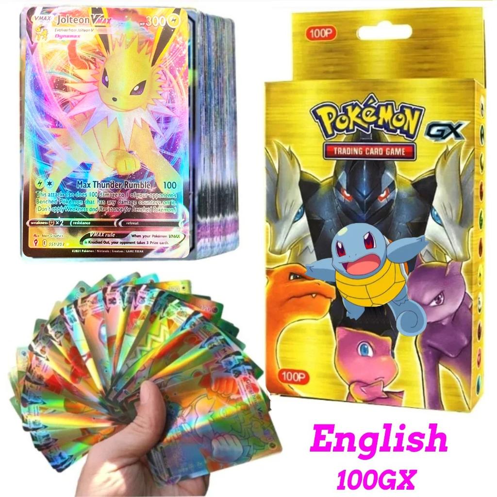 Pokemon Cards Vmax Vstar EX GX Energy Toys  Playsets Card No Repetition Exceed Evolution Charizard Full Flash Card Multiple People Battle