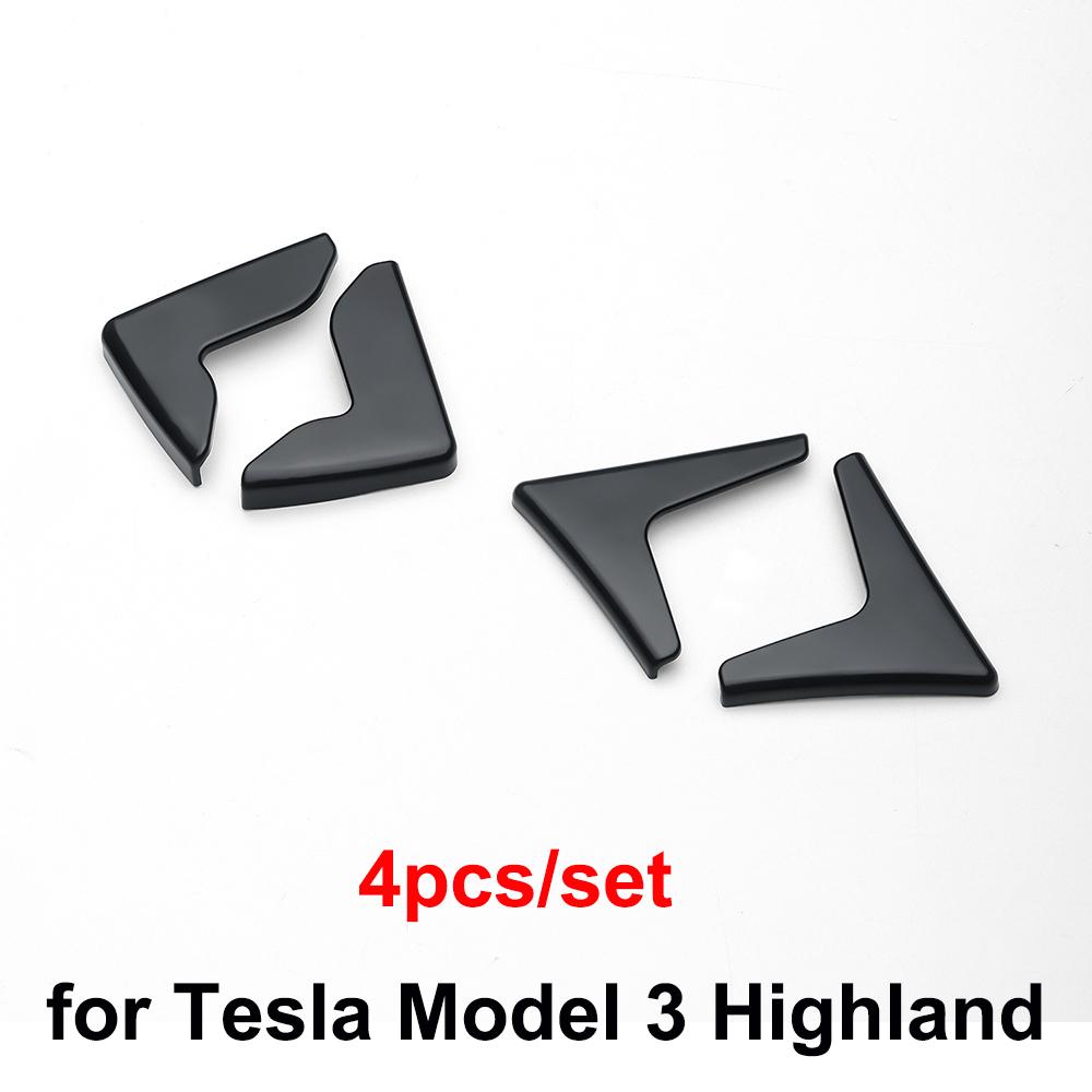 for Tesla Model 3 Highland 2024 Tailgate Corner Anti-collision Protector Cover Rear Door Protection Gadgets Exterior Accessories