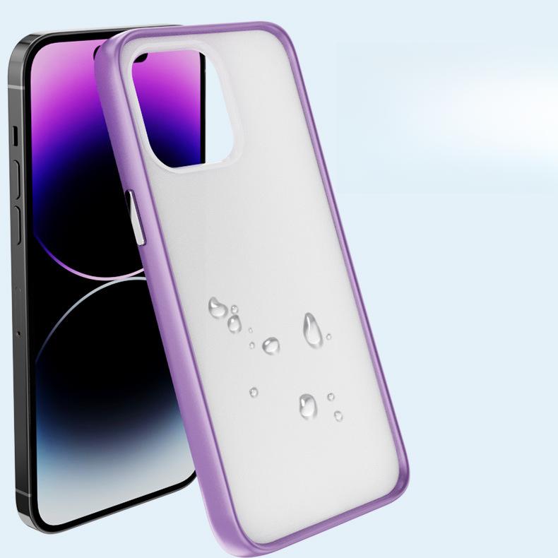 Подходит для чехла Apple 16, iPhone15pro, двухцветный ТПУ противоударный чехол, аппаратные кнопки, съемная защитная крышка