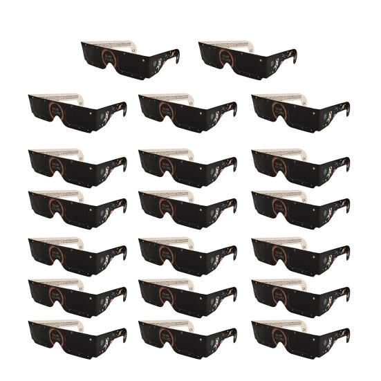 Professional Sun Glasses Solar Eclipse Glasses UV IR Filter Sun Glasses Adults Safe Shades for Direct Sun Viewing