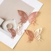 12 шт. Настенный декор с бабочками, 3D полые наклейки-бабочки для торта, кексов, съемное DIY настенное искусство для комнаты, офиса, спальни
