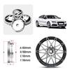 4Pcs 60mm Car Styling Wheel Center Hub Caps Rim Cover Badge Emblem For Skoda Octavia Fabia Rapid Superb Kodiaq Scala Karoq VRS  QN8