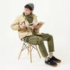 New Balance Men's New Balance Fleece Lined Stay Warm Woven Sports Jacket Khaki AMJ21357-MS