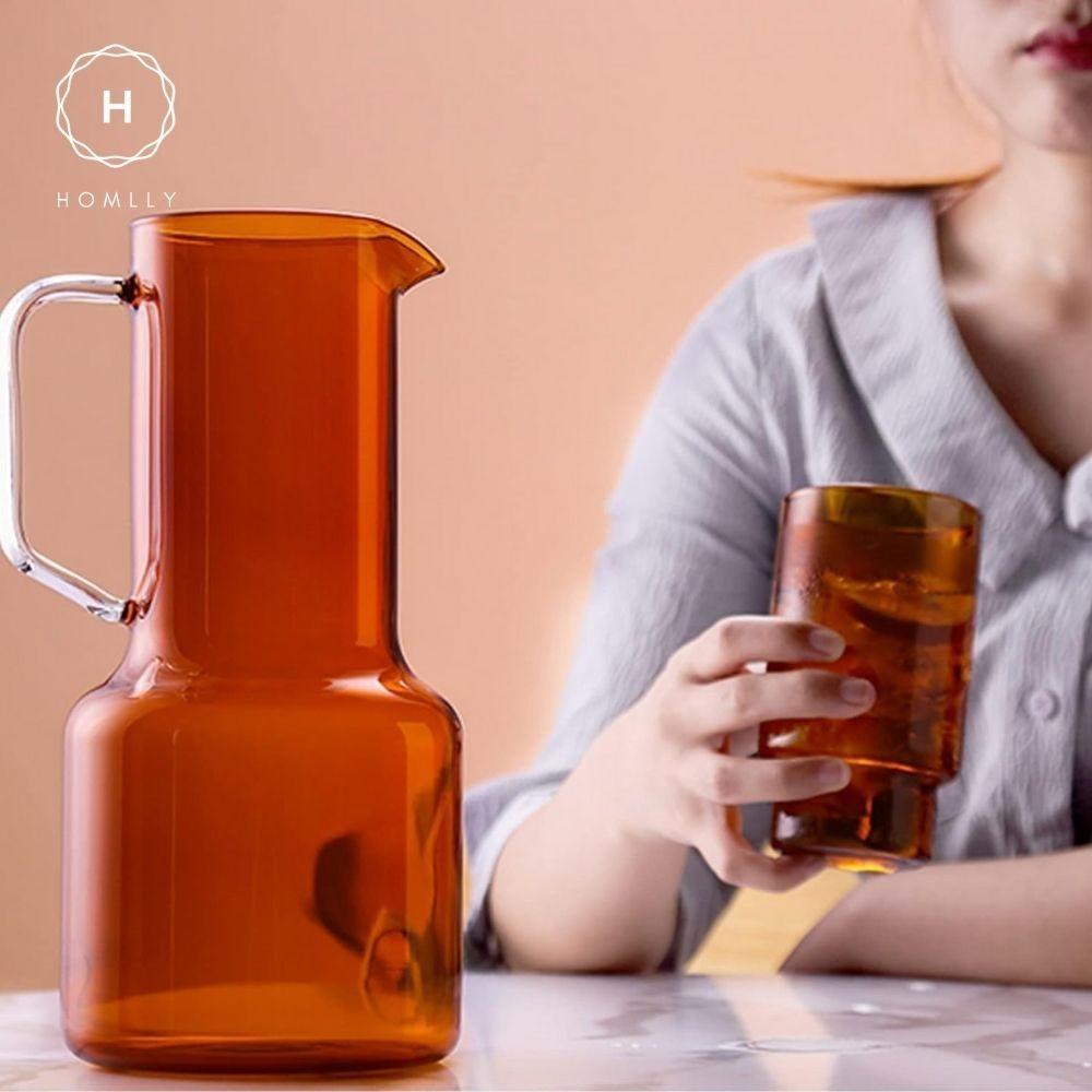 HOMLLY Кутто Боро Графин для воды и сока и стаканы (X2ШТ)